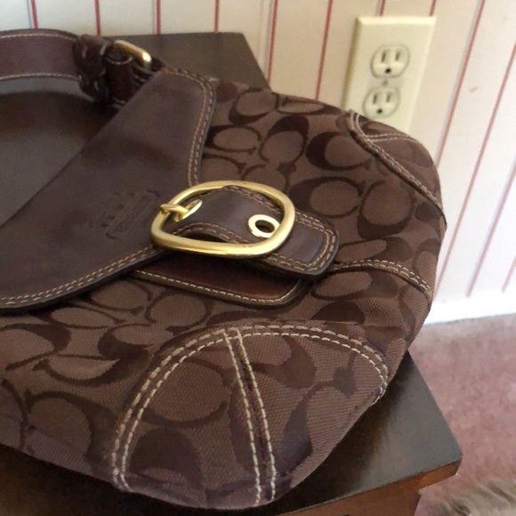 COACH SIGNATURE BROWN ON BROWN! - Picture 9 of 15